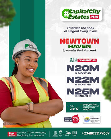 NewTown haven Estate, Igwuruta, Port Harcourt, Rivers State | Realtor Clement Eshemogie